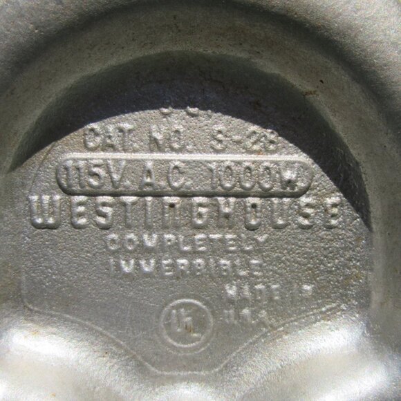 Vintage Westinghouse S-28 3 Quart Electric Hot Pot Pan w/ Vent Lid & Cord - Picture 7 of 9